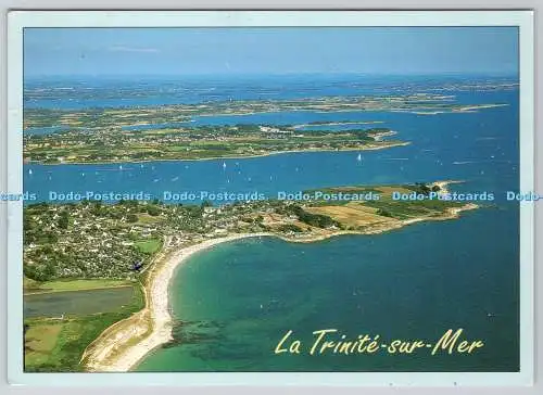 D327712 La Trinite sur Mer. Kervillen Strand und Kerbihan Point. Editions d Art J