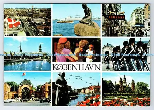 D335679 Kobenhavn. Gronlund. Top Card. Multi View
