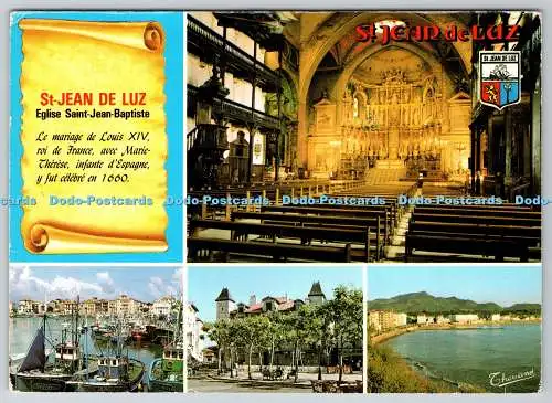 D332917 St. jean de Luz. Eglise Saint Jean Baptiste. Thouand. Multi View. 1989