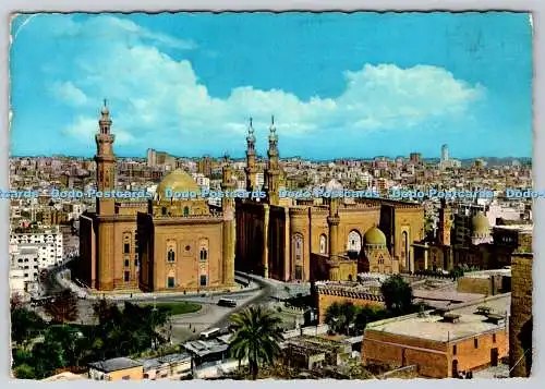 D332918 Kairo. Sultan Hassan und El Riffaie Moschee von der Zitadelle aus gesehen. Dar el