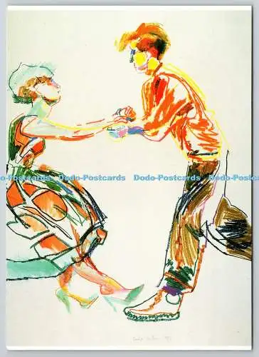 D330266 Royal Academy of Arts. RA. Linda Kitson. The Dancers 1993. 221st Summer