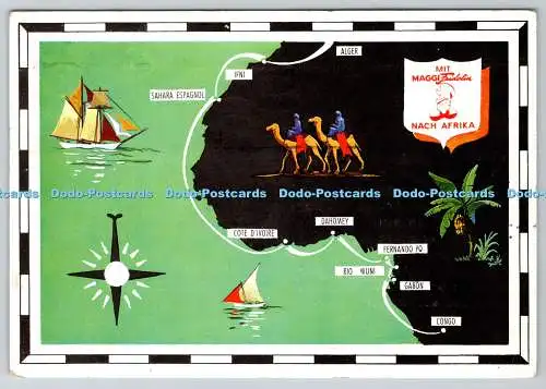 D327721 Mit Maggi Fridolin. Nach Afrika. Imprime. PM Alger. 1961