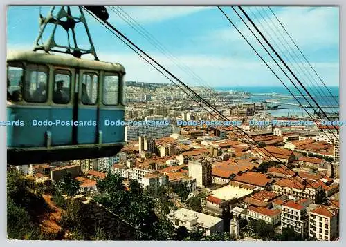 D332927 Algier der Weiße. Seilbahn und Gesamtansicht. Societe Nationale d E