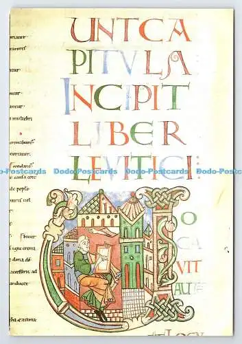 D335693 Bibel De L Abbaye St. Martin. Lettre V. F. Bouquerel. PM. St. Sever. Cal
