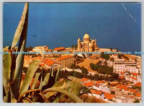 D332933 Alger. Vue sur Notre Dame d Afrique. HINTEN. Tlemcen. 1976