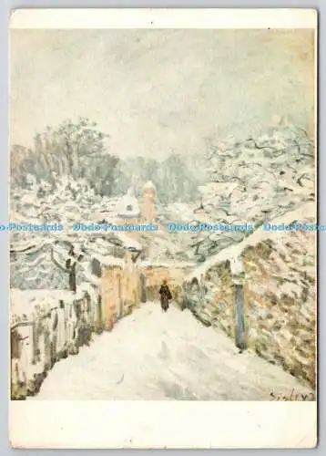 D330282 Paris. Musee de l Impressionnisme. Sisley. Schnee in Louveciennes. Fernand