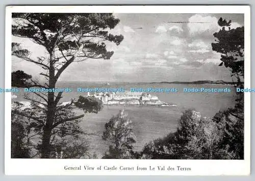D332937 Gesamtansicht der Burg Cornet von Le Val des Terres. 1958