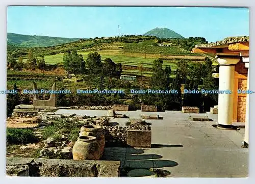 D335705 Knossos. Der S. Eingang des Palastes und die heiligen Hörner aus Kalk