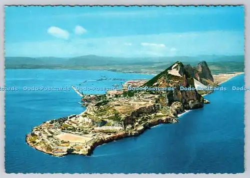 D327740 Gibraltar. Südost Luftaufnahme. Krüger. Rock Photographic Service