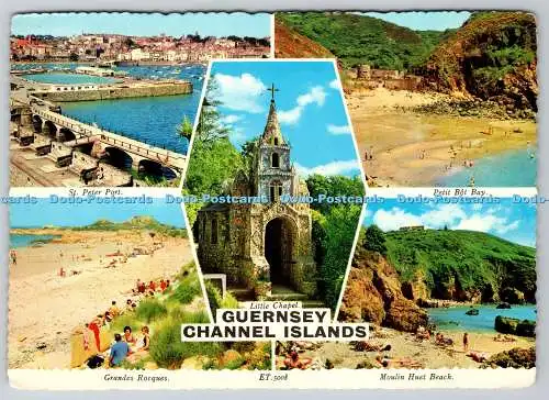 D332948 Guernsey. Kanalinseln. Kleine Kapelle. St. Peter Port. Moulin Huet Be