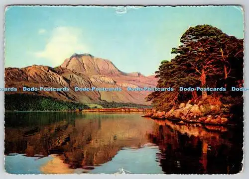 D327755 Loch Maree. Wester Ross. Valentine and Sons Ltd. Dundee. PM Ullapool Ros