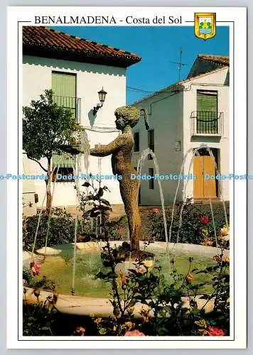 D330309 Benalmadena. Costa del Sol. Brunnen des Sapin quadratisch. L. Dominguez S
