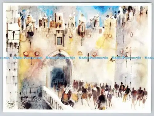 D332975 Jerusalem. Damaskustor. Shemuel Katz. Offset United Artists