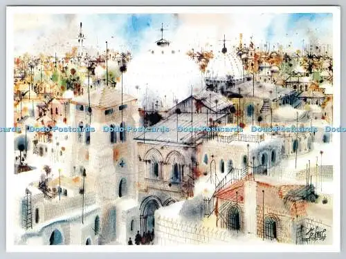 D332979 Jerusalem. Die Grabeskirche. Shemuel Katz. Offset United