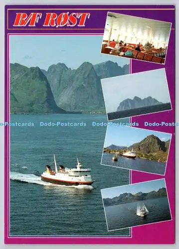 D330325 Norwegen. Mosken. B F Rost. ZUM FOTO ALS. Harstad. HG Offset. Postkarte. Mult