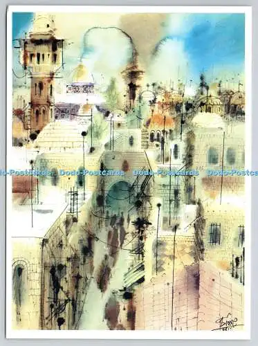 D332980 Jerusalem. Rehov Hagai. Shemuel Katz. Offset United Artists