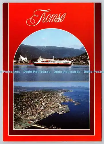 D330327 Norwegen. Tromsø. Stokmo Foto AS. ZUM FOTO ALS. Harstad. HG Offset. Postkarte