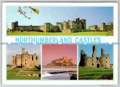 D332985 Northumberland Castles. Dunstanburgh Castle. Schloss Bamburgh. Alnwick Ca