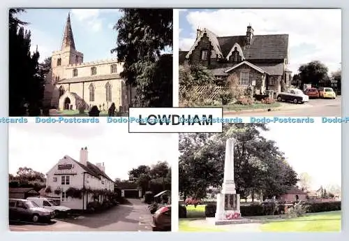 D335747 Lowdham. Kirche St. Marien. Bahnhofshaus. Das Bücherregal. Brian Lund. Multi
