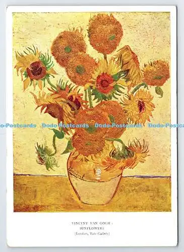 D335782 London. Tate Gallery. Sonnenblumen. Vincent Van Gogh. The Medici Society
