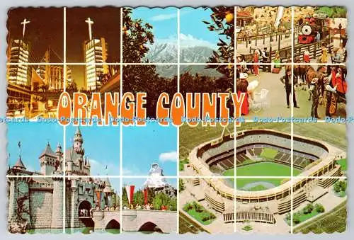 D327836 Orange County. Ein mehrfach verteiltes Fenster. Die Continental Card. Mitock Publis