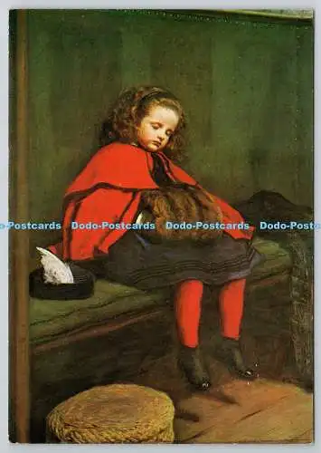 D330388 Meine zweite Predigt. Sir John Millais. Medici Society. London. Great Britai
