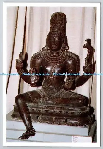 D330391 Indien. Madras Museum. Shiva. V. B. Anand. Visuelle Bild-Postkarten. Visu