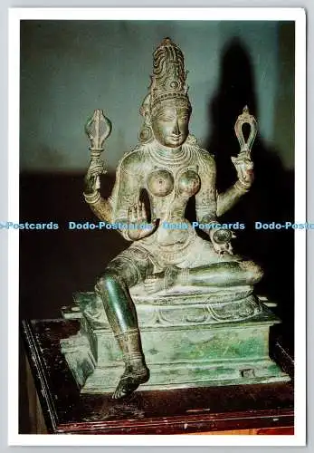 D330392 Indien. Madras Museum. Mahesvari. V. B. Anand. Visuelle Bild-Postkarten.