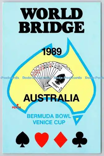 D330400 Western Australia. Perth. September vom 9. bis 23. September. World Bridge Champions