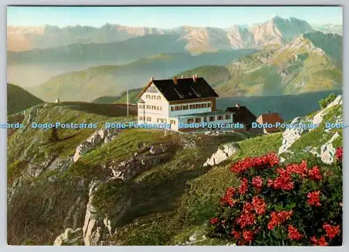 D333054 Rotwandhaus gegen Rofan und Guffert. H.Hekcmair