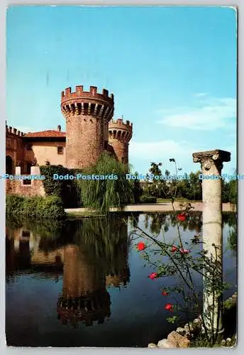 D330407 Spanien. Castillo de Perelada. Teilansicht. Fotos Meli. Figueras. Postwagen