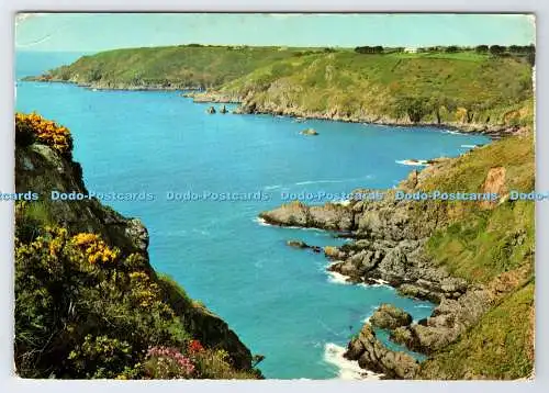 D335825 C.I. Guernsey. Klippenlandschaft vom Petit Port. Guernsey Press. E.T.W.