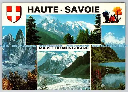 D333079 Haute Savoie. Massif du Mont Blanc. L Aiguille du Dru. La Mer de Glace.