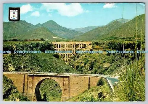 D327880 Nerja. Costa del Sol. Römische Aquedut. Escudo de Oro. Dominguez. Madrid. F