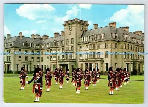 D335842 153 Regiment Highland Band. Gleneagles Hotel Perthshire. Eine britische Trans
