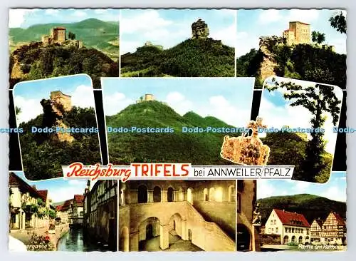 D335843 Reichsburg Trifels bei Annweiler. Pfalz. Cramers. Multi View