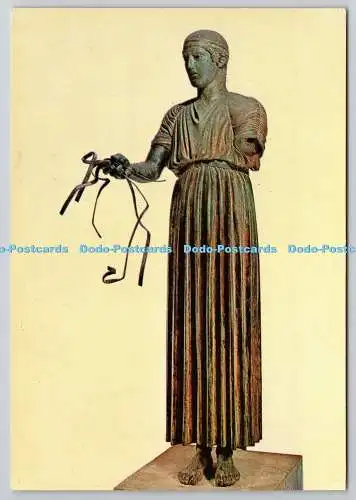 D330436 Griechenland. Delphi Museum. Der Kutscher. Iniochos. B. Isaias. Athen. Postca