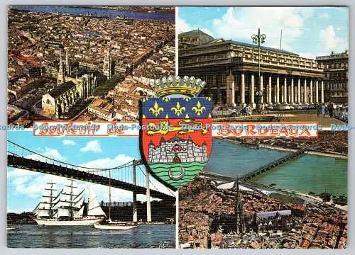 D330442 Frankreich. Souvenir de Bordeaux. Elce. N. 4740. 1985. Freundschaftspostkarte.