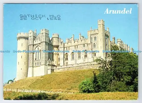 D335854 Arundel. West Sussex. Das Schloss. Richter. C. 15557