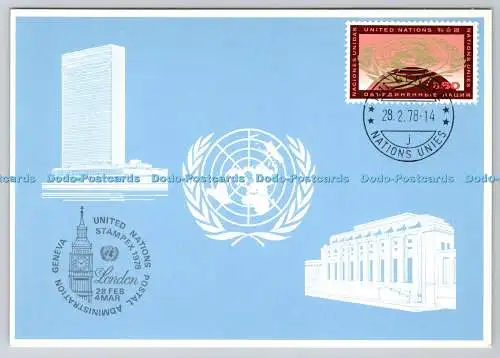 D330449 New York. Hauptquartier der Vereinten Nationen. Genf. Palais des Nations. Unite