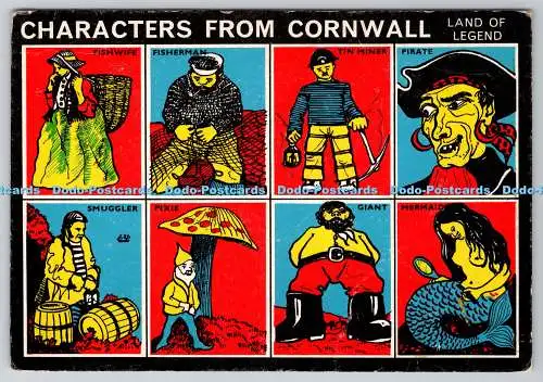 D330454 Figuren aus Cornwall. Land of Legend. MK. Murray King. Studio Casa M