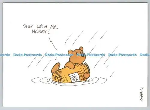 D330465 Stay With Me Honey. Leendert Jan Vis. Büroklammer. Holland. LV 54a. Postca