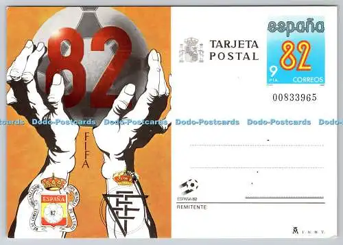 D330467 Espana FIFA 82. M. F. N. M. T. Postkarte