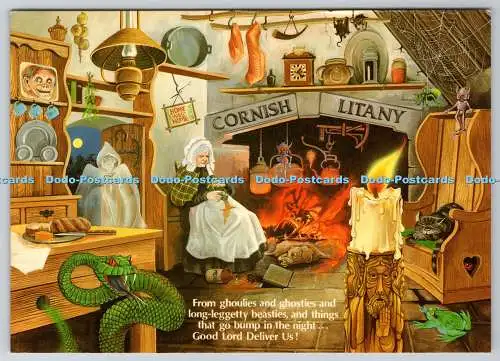 D330470 Cornish Litany. MK. Murray King. St. Ives. Cornish Charakterkarten. Mais