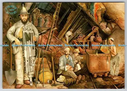 D330471 Cornish Miner. MK. Murray King. St. Ives. Cornish Charakterkarten. Cornw