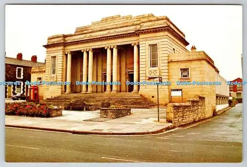 D330473 Great Harwood. Mercer Hall Bäder. Leicester. England. BT 1517. Postkarte