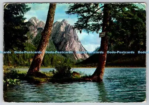 D327921 Dolomiten. Pustertal. Toblacher See. Edizione Foto Chedina. Cortin