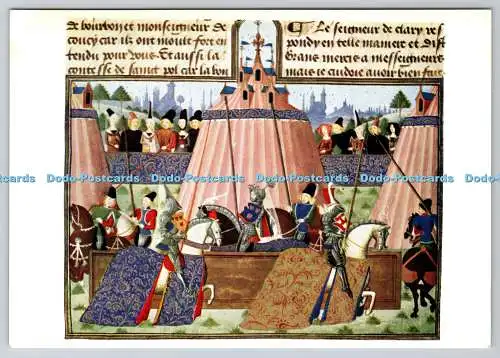 D327953 Jousts of Ingleuerch Froissarts Chronik. The British Museum. Henry St