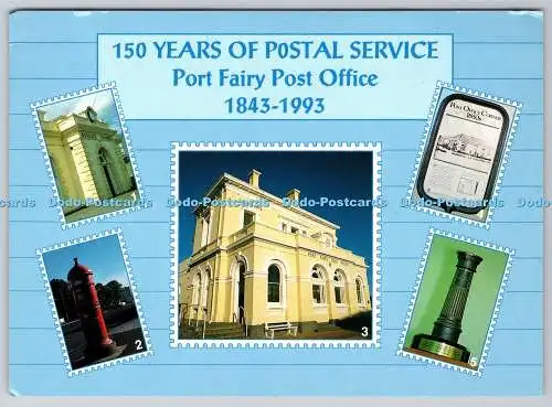 D333219 150 Jahre Post. Port Fairy Post Office. 1843. 1993. Der Tim