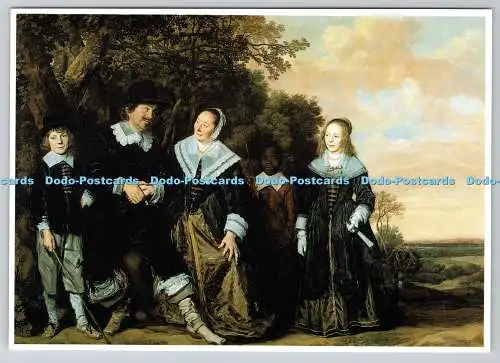 D330575 Familiengruppe Mit Negerdiener in Einer Landschaft. Frans Hals. Foundati